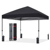 ABCCANOPY Pop Up Canopy - Outdoor Patio Portable Canopy Tent Heavy Duty for Backyard and Deck with 4 Sandbags(Black, 10x10) ABCCANOPY Pop Up Canopy - Outdoor Patio Portable Canopy Tent Heavy Duty for Backyard and Deck with 4 Sandbags(Black, 10x10)