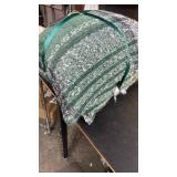 Green Holiday Decorative Pillows Set of 2 *has a couple holes with fluff coming out* Green Holiday Decorative Pillows Set of 2 *has a couple holes with fluff coming out*