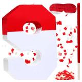 Poen Number 9 Piñata with Batting Stick Eye Mask and Confetti Red and White Piñata for Kids Boys Girls Birthday Anniversary Celebration Decorations Party Supplies, 16 x 11 x 2.8 Inches Poen Number 9 Piñata with Batting Stick Eye Mask and Confetti Red and White Piñata for Kids Boys Girls Birthday Anniversary Celebration Decorations Party Supplies, 16 x 11 x 2.8 Inches