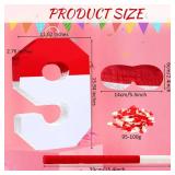 Poen Number 9 Piñata with Batting Stick Eye Mask and Confetti Red and White Piñata for Kids Boys Girls Birthday Anniversary Celebration Decorations Party Supplies, 16 x 11 x 2.8 Inches Poen Number 9 Piñata with Batting Stick Eye Mask and Confetti Red and White Piñata for Kids Boys Girls Birthday Anniversary Celebration Decorations Party Supplies, 16 x 11 x 2.8 Inches