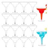 Qeirudu 12 oz Clear Plastic Margarita Glasses, 24 Pack Unbreakable Cocktail Cups Shatterproof Party Cups for Wine, Martini, Champagne Qeirudu 12 oz Clear Plastic Margarita Glasses, 24 Pack Unbreakable Cocktail Cups Shatterproof Party Cups for Wine, Martini, Champagne