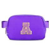 Naiivi Fanny Pack For Teen Girls Belt Bag For Kids With Initial Letter A Crossbody Bag Fashionable Waist Bag Waterproof Nylon Purple Naiivi Fanny Pack For Teen Girls Belt Bag For Kids With Initial Letter A Crossbody Bag Fashionable Waist Bag Waterproof Nylon Purple