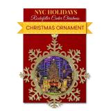 Rockefeller Center Christmas Tree Snowflake Ornament â NYC Holiday Collectible, 4x4 Inch Brass Snowflake Frame with 2.25 Inch Double-Sided Picture Covered with Epoxy & Multicolor Glitter by ArtMa Rockefeller Center Christmas Tree Snowflake Ornament â NYC Holiday Collectible, 4x4 Inch Brass Snowflake Frame with 2.25 Inch Double-Sided Picture Covered with Epoxy & Multicolor Glitter by ArtMa