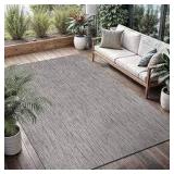 True Living Outdoors Dark Gray Area Rug 52x72 True Living Outdoors Dark Gray Area Rug 52x72