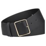 Womenâs wide waist black belt Womenâs wide waist black belt