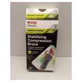 CVS Health Stabilizing Compression Left Wrist Brace, L/XL CVS Health Stabilizing Compression Left Wrist Brace, L/XL