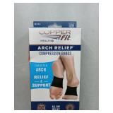 APPEARS NEW - Copper Fit Arch Relief Compression Band - Black (1 Arch Band Included) APPEARS NEW - Copper Fit Arch Relief Compression Band - Black (1 Arch Band Included)