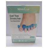 FACTORY SEALED - Welnove Gel Toe Stretcher Separator - Size S (2 Count) FACTORY SEALED - Welnove Gel Toe Stretcher Separator - Size S (2 Count)