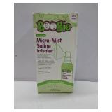 FACTORY SEALED - Boogie Micro-Mist Saline Inhaler, Baby Nose Congestion Relief, Nasal Spray for Kids, Pediatrician Recommended, HSA/FSA Eligible, Unscented, 1.7 oz (Pack of 1) exp 8/2025 FACTORY SEALED - Boogie Micro-Mist Saline Inhaler, Baby Nose Congestion Relief, Nasal Spray for Kids, Pediatrician Recommended, HSA/FSA Eligible, Unscented, 1.7 oz (Pack of 1) exp 8/2025