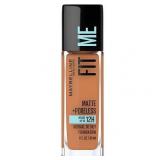 APPEARS NEW - Maybelline Fit Me Matte + Poreless Liquid Foundation Makeup 338 Spicy Brown 1 fl oz APPEARS NEW - Maybelline Fit Me Matte + Poreless Liquid Foundation Makeup 338 Spicy Brown 1 fl oz