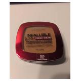 FACTORY SEALED - L Oreal Paris Infallible Up to 24H Fresh Wear Pressed Powder Sienna 0.31 oz FACTORY SEALED - L Oreal Paris Infallible Up to 24H Fresh Wear Pressed Powder Sienna 0.31 oz