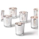 Homemory 17 Pcs Silver Votive Candle Holders, Mercury Glass Candle Holder, Tealight Candle Holders for Table Centerpieces, Baby Shower, Party, Anniversary, Wedding, Home Decor, Halloween, Christmas Homemory 17 Pcs Silver Votive Candle Holders, Mercury Glass Candle Holder, Tealight Candle Holders for Table Centerpieces, Baby Shower, Party, Anniversary, Wedding, Home Decor, Halloween, Christmas