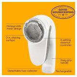 Conair Fabric Shaver and Lint Remover, Rechargeable Portable Clothes Shaver with 3 Settings, Fuzz Remover for Sweaters, Clothing, and Furniture, Large 2-Inch Shaving Head, White NO CORD Conair Fabric Shaver and Lint Remover, Rechargeable Portable Clothes Shaver with 3 Settings, Fuzz Remover for Sweaters, Clothing, and Furniture, Large 2-Inch Shaving Head, White NO CORD