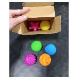 Ynanimery 6 Pack Sensory Balls for Toddlers 1-3, Sensory Baby Toys 6-12 Months, Montessori Toys for Babies 6-12 Months Infant Squeeze Sensory Toys Soft Multi Ball Set Gifts with Bright Color Textured Ynanimery 6 Pack Sensory Balls for Toddlers 1-3, Sensory Baby Toys 6-12 Months, Montessori Toys for Babies 6-12 Months Infant Squeeze Sensory Toys Soft Multi Ball Set Gifts with Bright Color Textured
