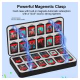 iPLYGAM Switch Game Case for Nintendo Switch 2/Switch/OLED/Lite with 48 Slots and 80 Memory Micro SD Card Storage, Portable Travel Switch Game Holder Organizer, Game Card Protective for Festival Gift iPLYGAM Switch Game Case for Nintendo Switch 2/Switch/OLED/Lite with 48 Slots and 80 Memory Micro SD Card Storage, Portable Travel Switch Game Holder Organizer, Game Card Protective for Festival Gift