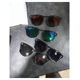 HIBLOKS 4Pcs Polarized Clip-on for Ray-Ban Meta Skyler & Gen 2 (RW4010/RW4014 52-20), Black Frame Discoloration Clips for RayBan Skyler Protect Your Eyes, Cool and Fashion(Silver, Grey, Brown, Green) HIBLOKS 4Pcs Polarized Clip-on for Ray-Ban Meta Skyler & Gen 2 (RW4010/RW4014 52-20), Black Frame Discoloration Clips for RayBan Skyler Protect Your Eyes, Cool and Fashion(Silver, Grey, Brown, Green)