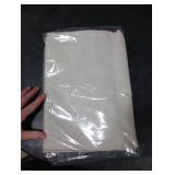 ANRODUO Linen Shower Curtain, Boho Farmhouse Cream Fabric Shower Curtain with 12 Metal Hooks, Waterproof Heavy Duty Polyester, Button Hole Design, Machine Washable for Bathroom Hotel Bathtub, W72xL72 ANRODUO Linen Shower Curtain, Boho Farmhouse Cream Fabric Shower Curtain with 12 Metal Hooks, Waterproof Heavy Duty Polyester, Button Hole Design, Machine Washable for Bathroom Hotel Bathtub, W72xL72