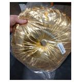 Drydiet 1 Pcs Round Throw Pillows Decorative Polyester Pleated Throw Pillows 15'' Diameter Accent Pumpkin Boho Chair Cushion for Couch Sofa Home Decoration (Gold) Drydiet 1 Pcs Round Throw Pillows Decorative Polyester Pleated Throw Pillows 15'' Diameter Accent Pumpkin Boho Chair Cushion for Couch Sofa Home Decoration (Gold)