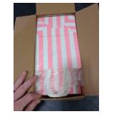 Ronvir 50Pcs Small Paper Gift Bags Bulk, 5.25 x 3.75 x 8 Kraft Paper Bag for Party Favors,Valentine's Day, Birthday, Wedding, Goodie, Retail, Jewelry - Pink Stripe Ronvir 50Pcs Small Paper Gift Bags Bulk, 5.25 x 3.75 x 8 Kraft Paper Bag for Party Favors,Valentine's Day, Birthday, Wedding, Goodie, Retail, Jewelry - Pink Stripe