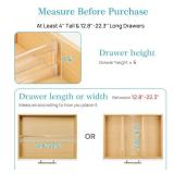 Vtopmart 4 Pack 4 Regular Upgrade Drawer Dividers for Clothes, 12.8-22.3 Expandable Dresser Drawer Organizer, Clear Plastic Separators for Dresser, Baby Clothing, Underwear, Cosmetic, Toiletries Vtopmart 4 Pack 4 Regular Upgrade Drawer Dividers for Clothes, 12.8-22.3 Expandable Dresser Drawer Organizer, Clear Plastic Separators for Dresser, Baby Clothing, Underwear, Cosmetic, Toiletries