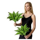 Ttranewsoo Fake Plants Artificial Agave Plants,Large UV Resistant Fake Agave Planters for Indoor and Outdoor Decorating Tropical Plant Succulents Greenery Indoor Decor13.8 (2Pack, Dark Green) Ttranewsoo Fake Plants Artificial Agave Plants,Large UV Resistant Fake Agave Planters for Indoor and Outdoor Decorating Tropical Plant Succulents Greenery Indoor Decor13.8 (2Pack, Dark Green)