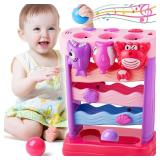 V-Opitos Musical Toy for 1, 2 Years Old Boys & Girls, Feeding Interactive Toys with Ball, Montessori Education Toys, Perfect Toddler Christmas Birthday Gifts V-Opitos Musical Toy for 1, 2 Years Old Boys & Girls, Feeding Interactive Toys with Ball, Montessori Education Toys, Perfect Toddler Christmas Birthday Gifts