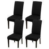 JQinHome 3 Pcs Dining Chair Slipcover, High Stretch Removable Washable Chair Seat Protector Cover for Home Party Hotel Wedding Ceremony JQinHome 3 Pcs Dining Chair Slipcover, High Stretch Removable Washable Chair Seat Protector Cover for Home Party Hotel Wedding Ceremony