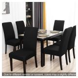 JQinHome 3 Pcs Dining Chair Slipcover, High Stretch Removable Washable Chair Seat Protector Cover for Home Party Hotel Wedding Ceremony JQinHome 3 Pcs Dining Chair Slipcover, High Stretch Removable Washable Chair Seat Protector Cover for Home Party Hotel Wedding Ceremony