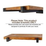 EZYDECOR Shelf Bracket 8 Inch Black Shelf Brackets Wall Mounted Industrial Shelving Brackets Metal Shelf Support with Lip (6 Pack) EZYDECOR Shelf Bracket 8 Inch Black Shelf Brackets Wall Mounted Industrial Shelving Brackets Metal Shelf Support with Lip (6 Pack)