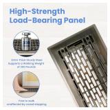 Howeall 4x10 Inches 6 Pack Heavy Duty Walkable Floor Register - Easy Adjust Air Supply Lever Decorative Floor Vent Covers, Boston Design Vent Covers for Home - Antique Brass Howeall 4x10 Inches 6 Pack Heavy Duty Walkable Floor Register - Easy Adjust Air Supply Lever Decorative Floor Vent Covers, Boston Design Vent Covers for Home - Antique Brass