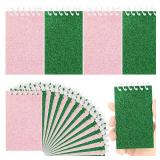 Resurhang 24 Pcs Pink and Green Mini Notepads Bulk Magical Wizard Party Favors Glitter Cover Spiral Notebooks Princess and Witch Party Favors for Birthday Gift School Classroom Rewards Supplies Resurhang 24 Pcs Pink and Green Mini Notepads Bulk Magical Wizard Party Favors Glitter Cover Spiral Notebooks Princess and Witch Party Favors for Birthday Gift School Classroom Rewards Supplies