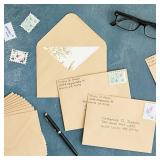 Juvale Vintage Envelopes - A6 (4.7 x 6.5 In), Light Brown, 100 Pack, V-Flap - Blank Envelopes for Invitations & Greeting Cards - Antique A6 Stationery for Thank You Cards & Letters Juvale Vintage Envelopes - A6 (4.7 x 6.5 In), Light Brown, 100 Pack, V-Flap - Blank Envelopes for Invitations & Greeting Cards - Antique A6 Stationery for Thank You Cards & Letters