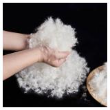 ROSE FEATHER Bulk Goose Down Feather Stuffing & Fill Hypoallergenic Pillow Filling, Repair, Restuff, Fluff for Couch Cushions, Comforters, Jackets50/50-2Lb DIY ROSE FEATHER Bulk Goose Down Feather Stuffing & Fill Hypoallergenic Pillow Filling, Repair, Restuff, Fluff for Couch Cushions, Comforters, Jackets50/50-2Lb DIY