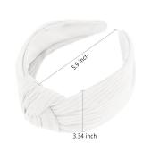 YISSION Wide Knotted Headbands for Women Non Slip Head Band White Headband Fashion Top Knot Hairband Hair Accessories for Women Girls YISSION Wide Knotted Headbands for Women Non Slip Head Band White Headband Fashion Top Knot Hairband Hair Accessories for Women Girls