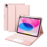 Harvopu Compatible for iPad 11th 10th Generation Case with Keyboard, Folio Cover with Pencil Holder, Multi-Touch Trackpad, 7 Color Backlit, Detachable Keyboard for iPad (A16) 11th/10th Gen(Light Pink) Harvopu Compatible for iPad 11th 10th Generation Case with Keyboard, Folio Cover with Pencil Holder, Multi-Touch Trackpad, 7 Color Backlit, Detachable Keyboard for iPad (A16) 11th/10th Gen(Light Pink)