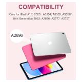 Harvopu Compatible for iPad 11th 10th Generation Case with Keyboard, Folio Cover with Pencil Holder, Multi-Touch Trackpad, 7 Color Backlit, Detachable Keyboard for iPad (A16) 11th/10th Gen(Light Pink) Harvopu Compatible for iPad 11th 10th Generation Case with Keyboard, Folio Cover with Pencil Holder, Multi-Touch Trackpad, 7 Color Backlit, Detachable Keyboard for iPad (A16) 11th/10th Gen(Light Pink)