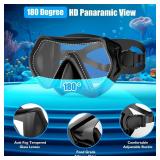 Snorkeling Gear for Adults, Dry-Top Snorkel Set Scuba Diving mask, Snorkel Mask, Panoramic Anti-Leak Anti-Fog Tempered Glass Lens, Swimming Training Snorkeling Packages Snorkeling Gear for Adults, Dry-Top Snorkel Set Scuba Diving mask, Snorkel Mask, Panoramic Anti-Leak Anti-Fog Tempered Glass Lens, Swimming Training Snorkeling Packages
