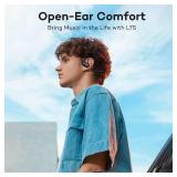 Open Ear Wireless Bluetooth 5.4 Headphones, Ultra-Light Earbuds with Dual Mic, ENC Clear Calls, Touch Control, Air Conduction, Sweat Resistant IPX5 Earphones for Kids, Adults, Running, Hiking(Black) Open Ear Wireless Bluetooth 5.4 Headphones, Ultra-Light Earbuds with Dual Mic, ENC Clear Calls, Touch Control, Air Conduction, Sweat Resistant IPX5 Earphones for Kids, Adults, Running, Hiking(Black)