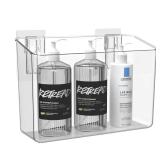 vacane Plastic Over Cabinet Door Organizer, Adhesive Mount Storage Organizer Container Makeup Organizer Hanging Basket Bins For Craft Room, Pantry, Office, Space Saving Holder for Kitchen Bags-M vacane Plastic Over Cabinet Door Organizer, Adhesive Mount Storage Organizer Container Makeup Organizer Hanging Basket Bins For Craft Room, Pantry, Office, Space Saving Holder for Kitchen Bags-M