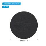 PATIKIL 3 Inch Diameter Lamp Base Felt, 10Pack 2mm Thickness Round Soft Adhesive Non-Slip Anti-Scratch Backed Felt for Lamp Furniture DIY Craft, Black PATIKIL 3 Inch Diameter Lamp Base Felt, 10Pack 2mm Thickness Round Soft Adhesive Non-Slip Anti-Scratch Backed Felt for Lamp Furniture DIY Craft, Black
