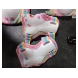 Knee Pads for Kids - ZOOBLISS Toddler Knee and Elbow Pads Set Wrist Guards for Skating Girls Aged 3-12, Kids Protective Gear for Roller Skates Skateboard Bike Scooter, Included Drawstring Bag(Rainbow) Knee Pads for Kids - ZOOBLISS Toddler Knee and Elbow Pads Set Wrist Guards for Skating Girls Aged 3-12, Kids Protective Gear for Roller Skates Skateboard Bike Scooter, Included Drawstring Bag(Rainbow)