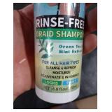 No-Water Braid Shampoo for Locs, Twists, Weaves - Rinse-Free, Dreadlock Shampoo for Build-Up, Odor, Itch & Flakes, No Residue, Chemical-Free, 6.8 fl oz NO SPRAY NOZZLE No-Water Braid Shampoo for Locs, Twists, Weaves - Rinse-Free, Dreadlock Shampoo for Build-Up, Odor, Itch & Flakes, No Residue, Chemical-Free, 6.8 fl oz NO SPRAY NOZZLE