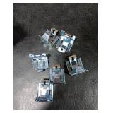 Jetec 6 Pieces Mini Blind Brackets for Window Blinds, with Screws (1.38 x 1.18 Inches) Jetec 6 Pieces Mini Blind Brackets for Window Blinds, with Screws (1.38 x 1.18 Inches)