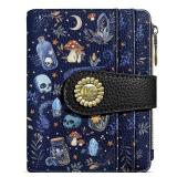 Kelvoris Skull Mushroom Snake Night Small Rfid Women Wallet Bifold Zipper Coin Pocket PU Leather Compact Cash Credit Card Holder Travel Wallet for Female Ladies Teen Girls 1 ID Window 10 Card Slots Kelvoris Skull Mushroom Snake Night Small Rfid Women Wallet Bifold Zipper Coin Pocket PU Leather Compact Cash Credit Card Holder Travel Wallet for Female Ladies Teen Girls 1 ID Window 10 Card Slots
