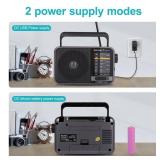 Portable AM/FM Transistor Radio with Loud Speaker, Battery or USB Powered - Compact Emergency Radio for Indoor, Outdoor, Travel & Storms (Model BJL-671) Portable AM/FM Transistor Radio with Loud Speaker, Battery or USB Powered - Compact Emergency Radio for Indoor, Outdoor, Travel & Storms (Model BJL-671)