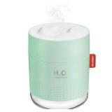 Green Portable Mini Humidifier, 500ml Small Cool Mist USB Desktop Humidifier for Baby Bedroom, Travel, Office, Home - Auto Shut-Off, 2 Mist Modes, Super Quiet Green Portable Mini Humidifier, 500ml Small Cool Mist USB Desktop Humidifier for Baby Bedroom, Travel, Office, Home - Auto Shut-Off, 2 Mist Modes, Super Quiet
