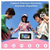 HOTU Mini Keychain Digital Camera, Y2K Pocket-Size Mini Camera, 2MP 1080P Small Camera with 32GB Card, Video Recorder with Long Battery Life for Travel, Party and Vlog (White) HOTU Mini Keychain Digital Camera, Y2K Pocket-Size Mini Camera, 2MP 1080P Small Camera with 32GB Card, Video Recorder with Long Battery Life for Travel, Party and Vlog (White)