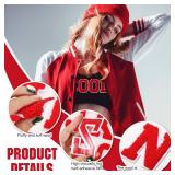 Waydress 26 Pcs Preppy Chenille Letter Iron on Letters Patches 2.8 Inch Self Adhesive, Sew on Chenille A-Z Alphabet Letter Patches for Clothing DIY Supplies(red-White Style) Waydress 26 Pcs Preppy Chenille Letter Iron on Letters Patches 2.8 Inch Self Adhesive, Sew on Chenille A-Z Alphabet Letter Patches for Clothing DIY Supplies(red-White Style)