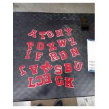 Waydress 26 Pcs Preppy Chenille Letter Iron on Letters Patches 2.8 Inch Self Adhesive, Sew on Chenille A-Z Alphabet Letter Patches for Clothing DIY Supplies(red-White Style) Waydress 26 Pcs Preppy Chenille Letter Iron on Letters Patches 2.8 Inch Self Adhesive, Sew on Chenille A-Z Alphabet Letter Patches for Clothing DIY Supplies(red-White Style)