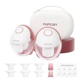 Momcozy Breast Pump Hands Free Mobile Style | M6, Wearable Breastfeeding Pump Ideal Rhythm for More Milk, DoubleFit Flange More Fit & Discreet with 3 Modes & 9 Levels, 24mm - 2 Pack Cozy Red Momcozy Breast Pump Hands Free Mobile Style | M6, Wearable Breastfeeding Pump Ideal Rhythm for More Milk, DoubleFit Flange More Fit & Discreet with 3 Modes & 9 Levels, 24mm - 2 Pack Cozy Red